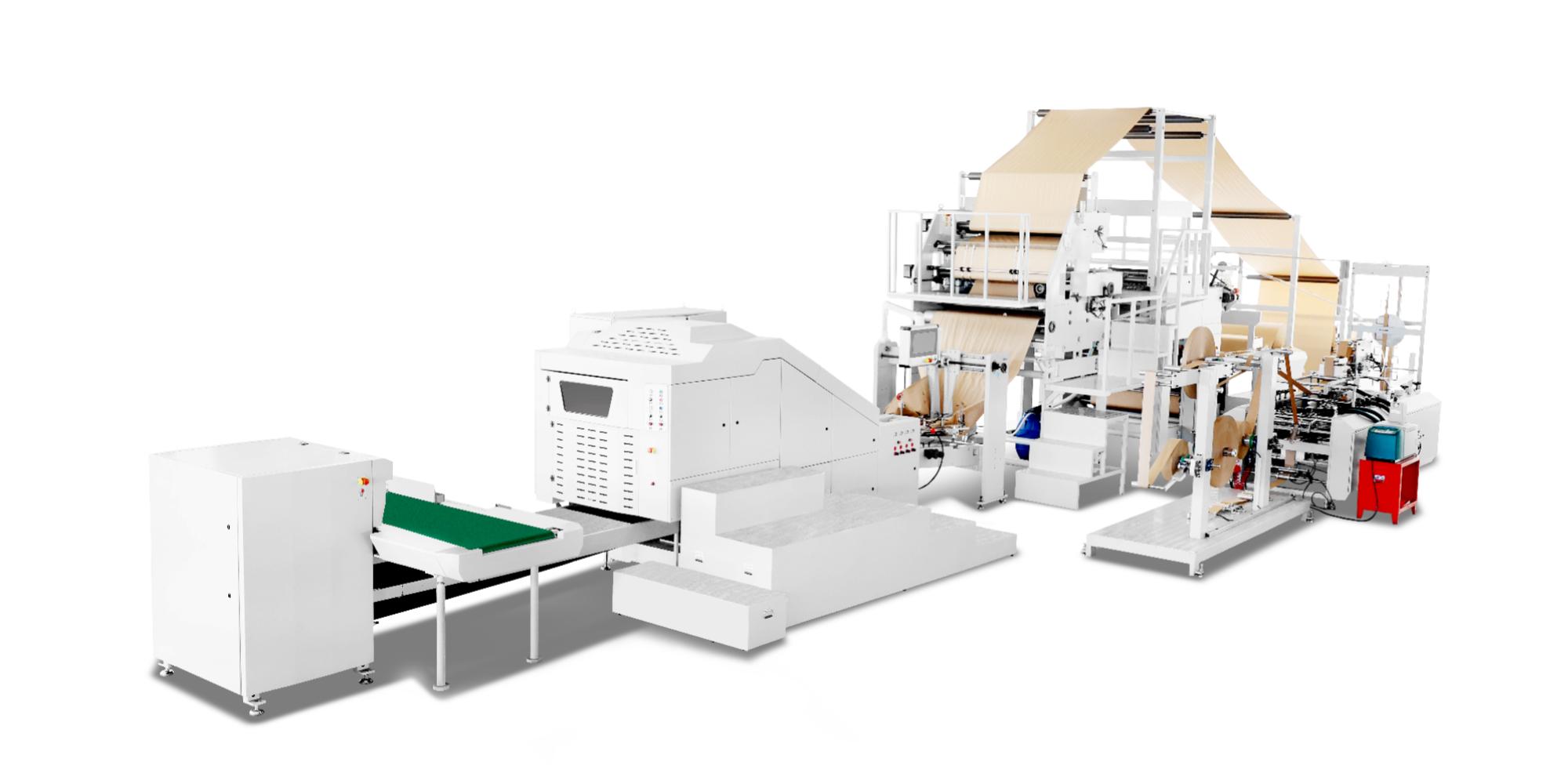 Paper Bag Machine with Flat Handle Inline