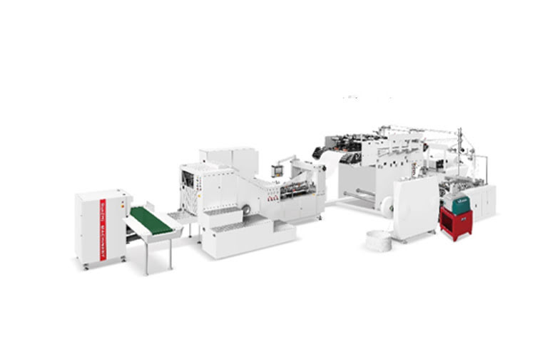 Paper Bag Machine with Handle Inline